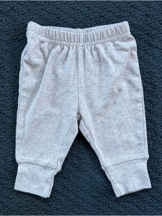 Carter's Other - Carter's Heather Light Gray Baby Joggers - Elastic Waist